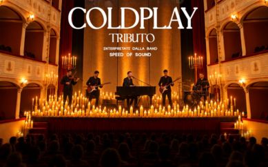 Un emozionante viaggio tra le canzoni che hanno reso i Coldplay una delle band più amate al mondo.
Interpretati dal vivo dagli Speed of Sound, i loro più grandi successi risuoneranno all’interno del suggestivo Teatro Comunale L’Idea, trasformato per l’occasione da centinaia di candele che avvolgeranno il pubblico in un’atmosfera calda, intima e senza tempo.